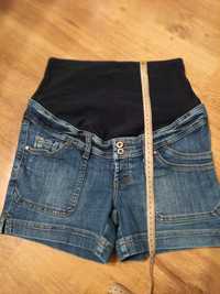 Krótkie spodenki jeansy h&m mama r.38