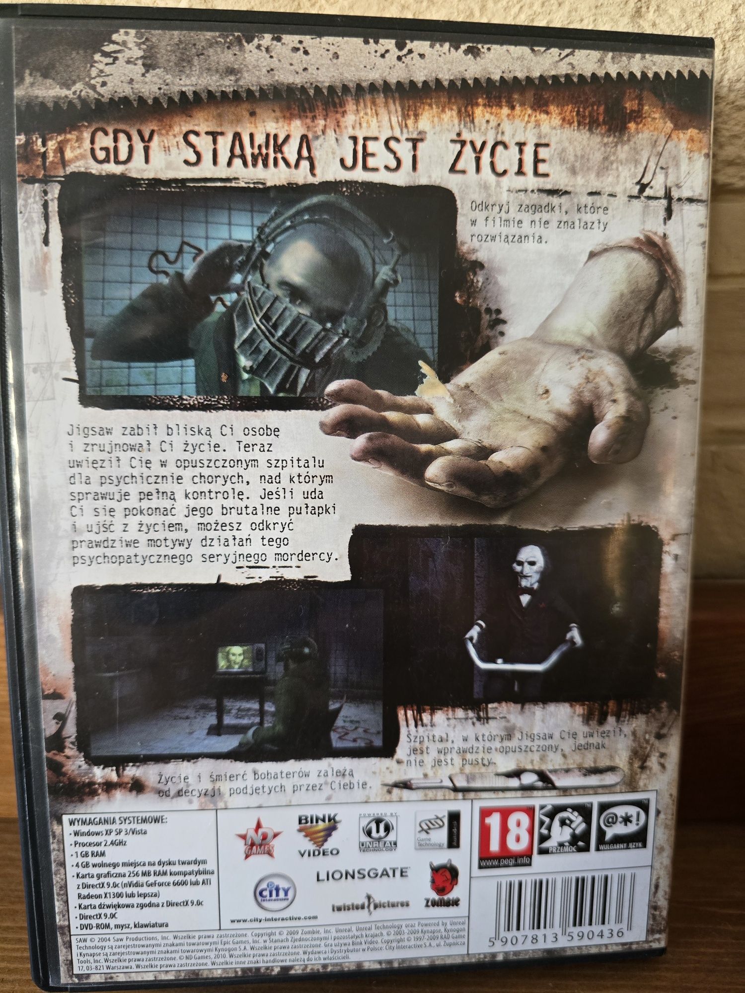 Gra komputerowa Piła na PC. Polska wersja.