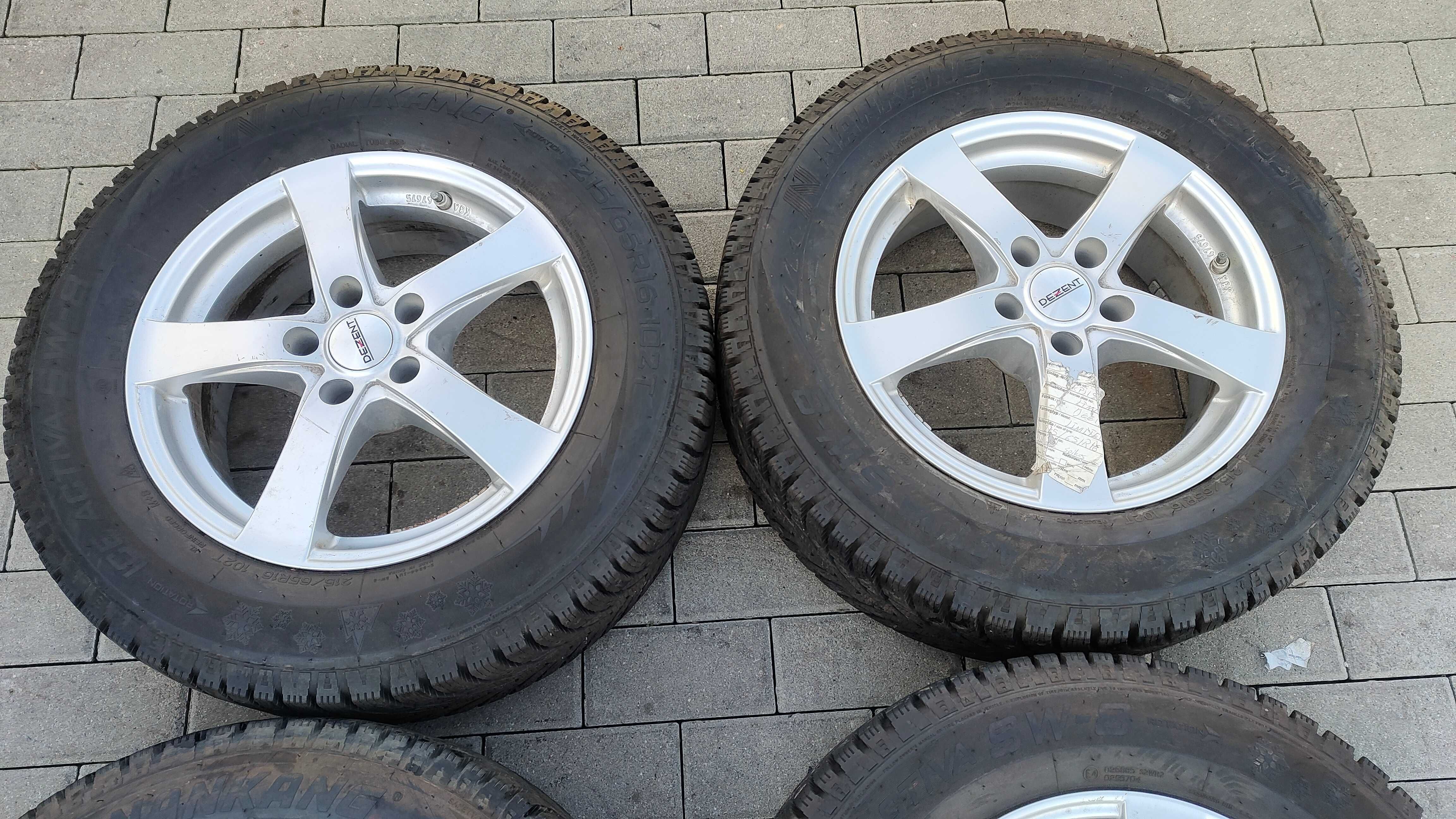 Koła Zimowe Jeep Compass Renegade 215/65/16 Nankang