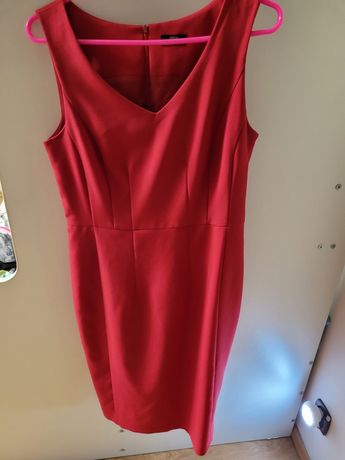 Sukienka czerwona F&F 42 bdb stan