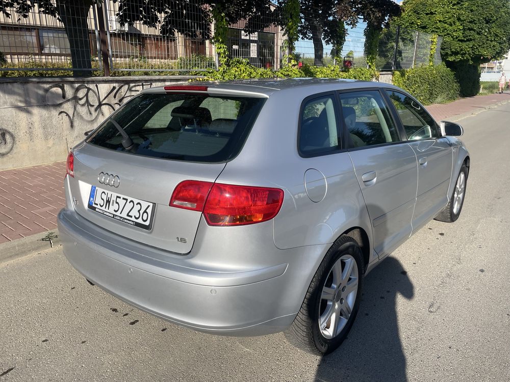 AUDI A3 8P ** LIFT ** 1.6b MPI ** 06r ** ZADBANA ** Bez rdzy ** OKAZJA
