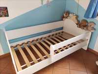 Łóżko łóżeczko dziecięce drewniane białe