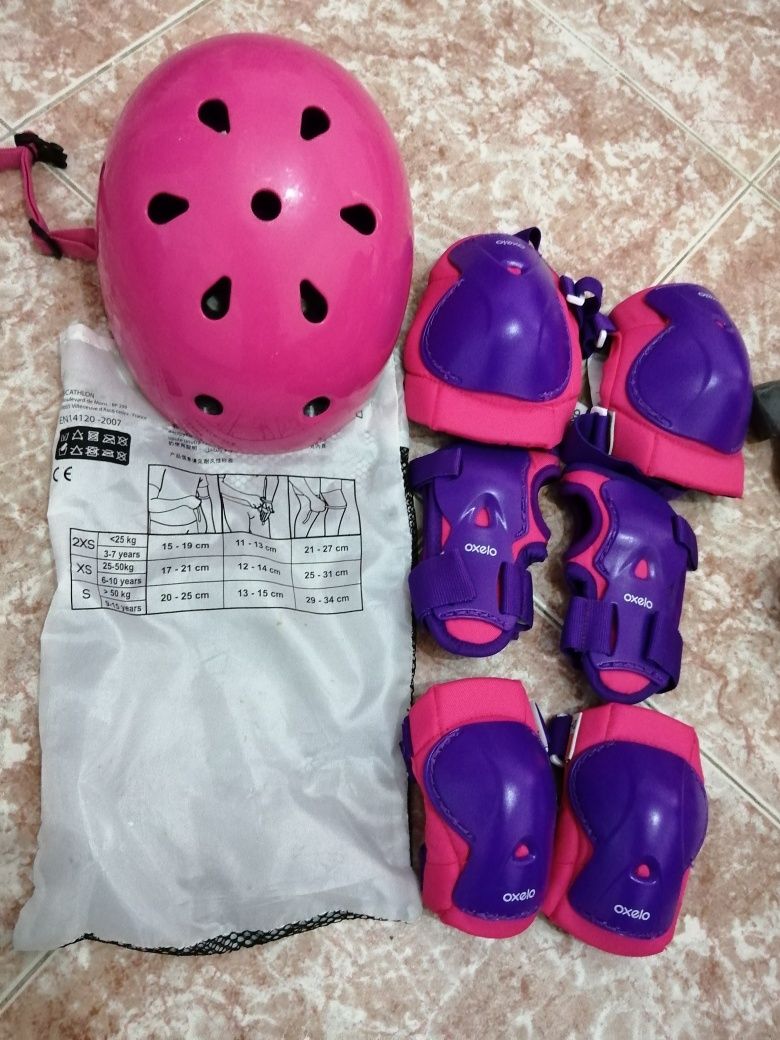 Patins e protecção