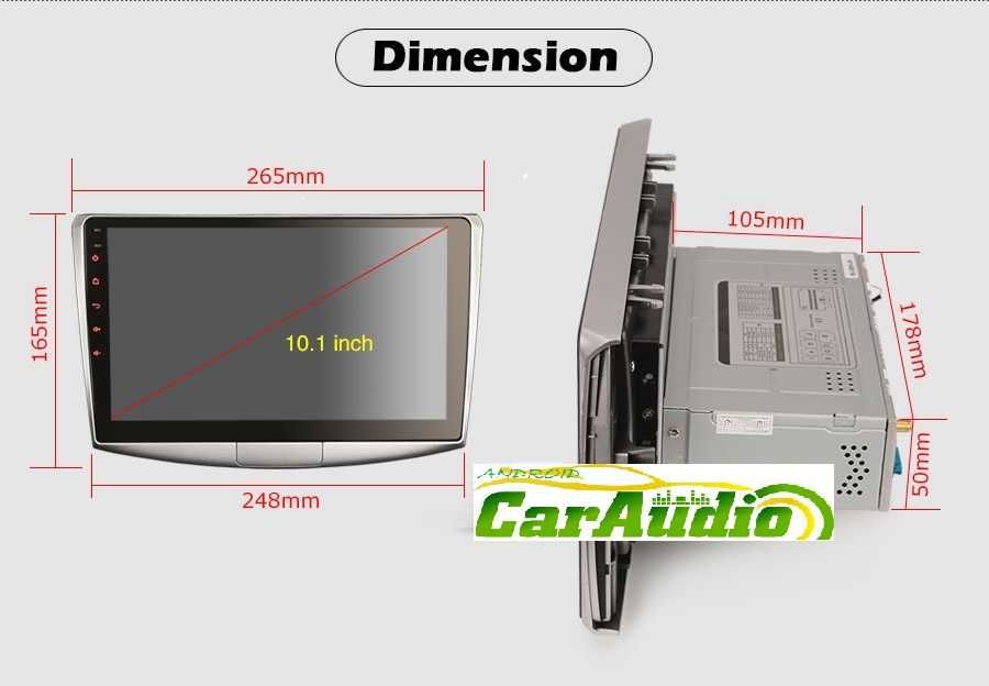 Auto-rádio 2 din Android 14 Alfa Romeo/Toyota/Skoda/Passat