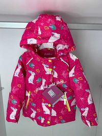 Демісезонна термо куртка для дівчинки Jie Reimo зайчики 92-104