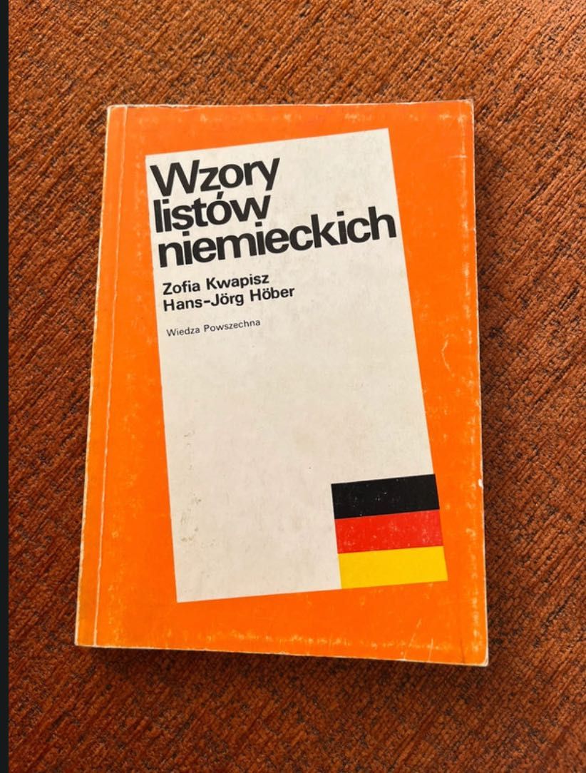 “Wzory listów niemieckich” Zofia Kwapisz, Hans-Jörg Höber