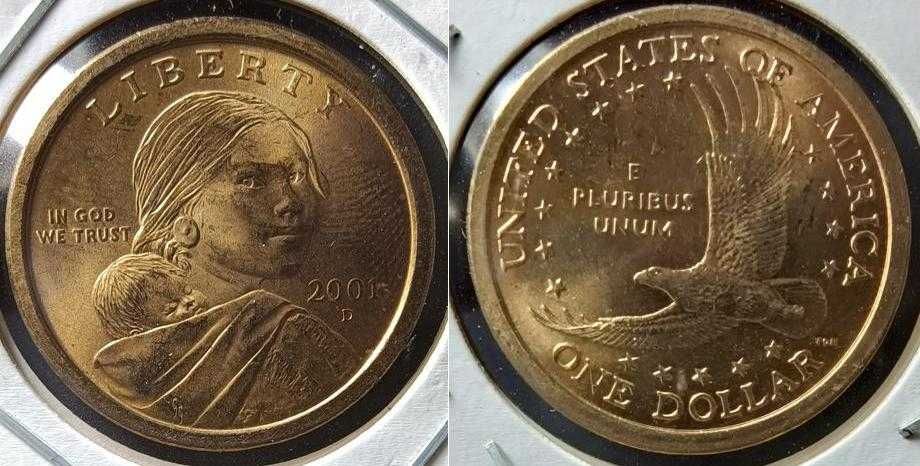 Estados Unidos da America 1 Dollar 6 moedas