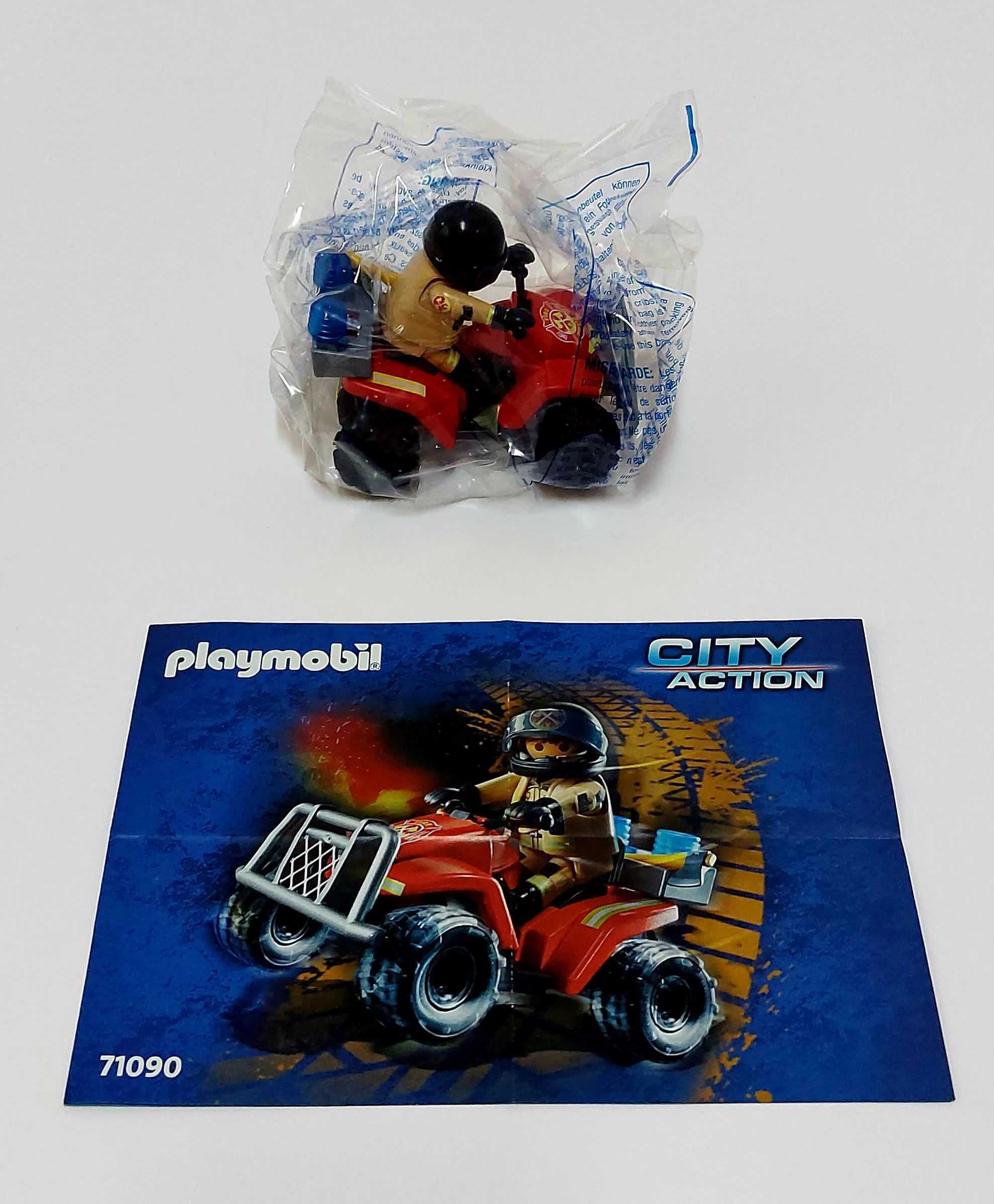 Playmobil 71090 City Action Pożarniczy Speed Quad.