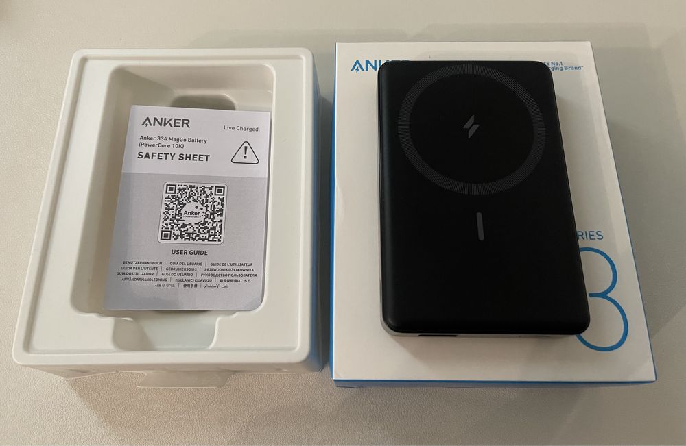 Магнітний Power Bank Anker 334 Black.