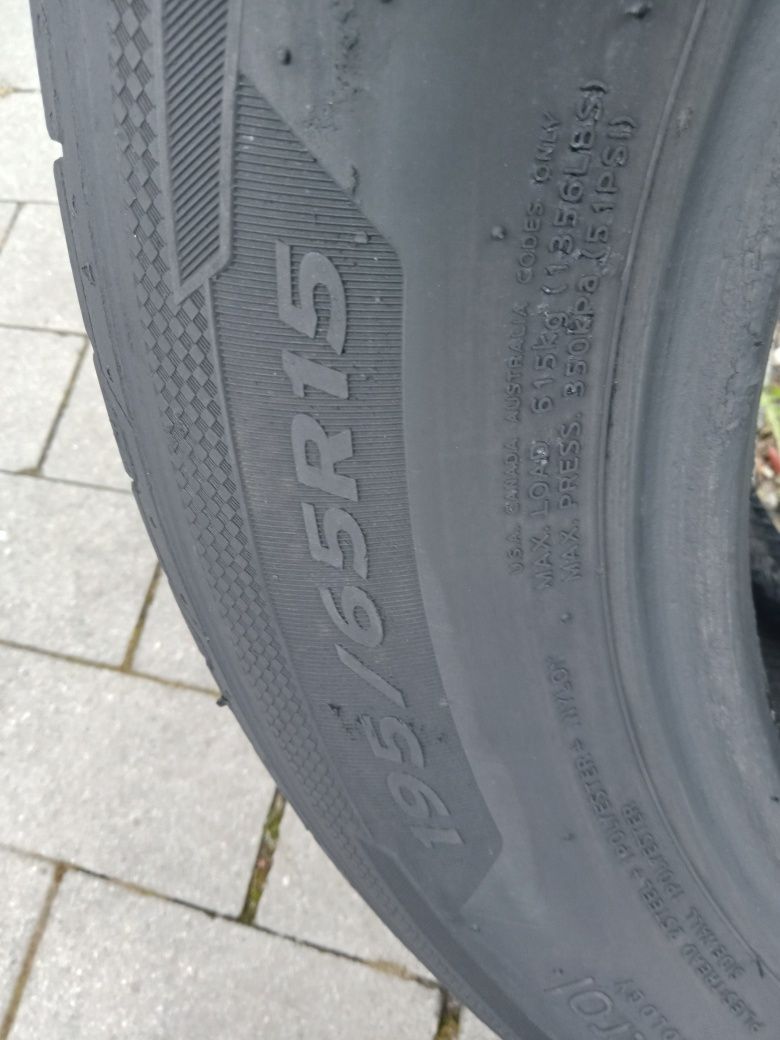 2x Opony Używane Letnie 195/65R15 Hancook