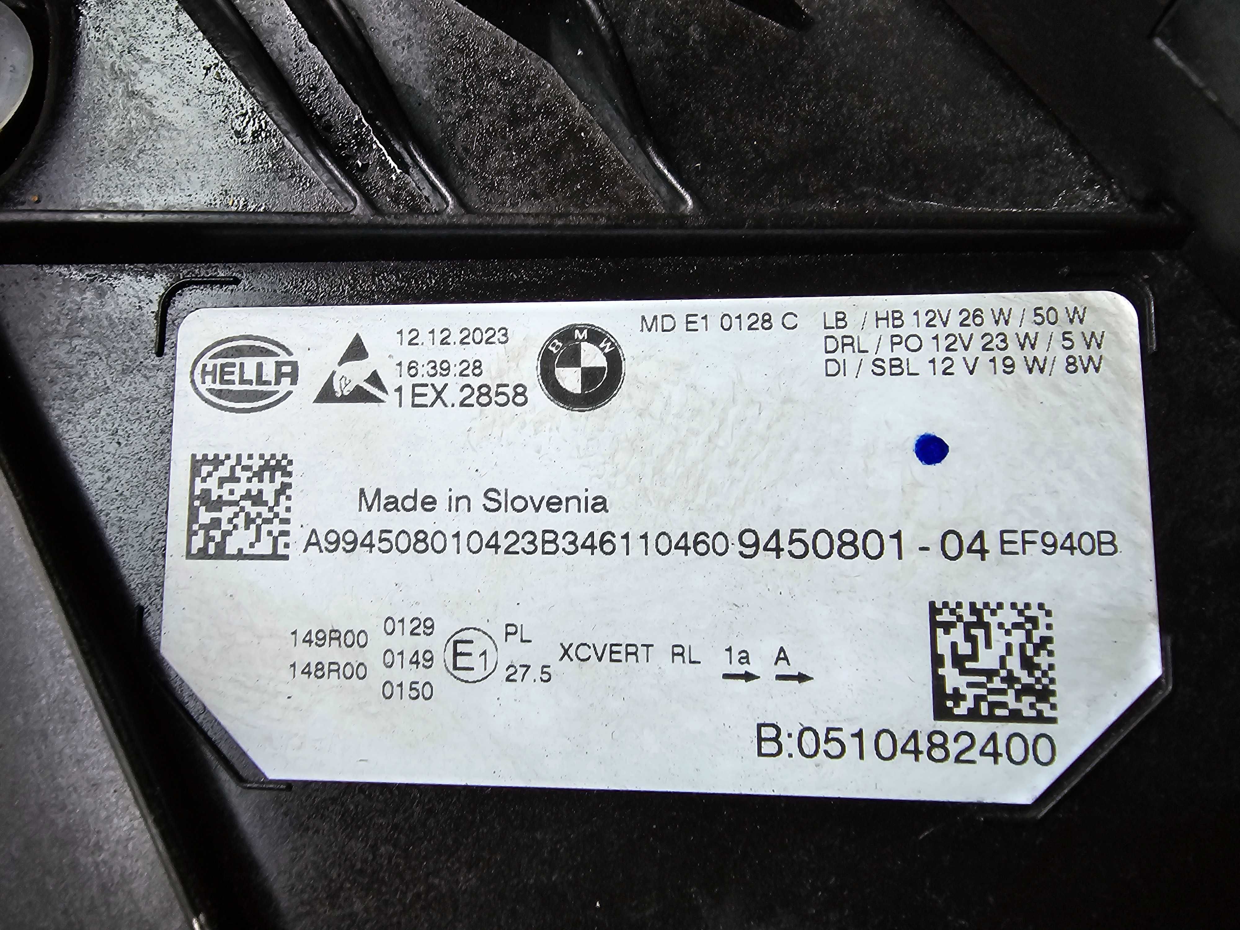 BMW 3 G20 G21 Laser lift Lampa Lewy Przód Przednia