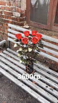 Продам ковані троянди і лілії ручної роботи