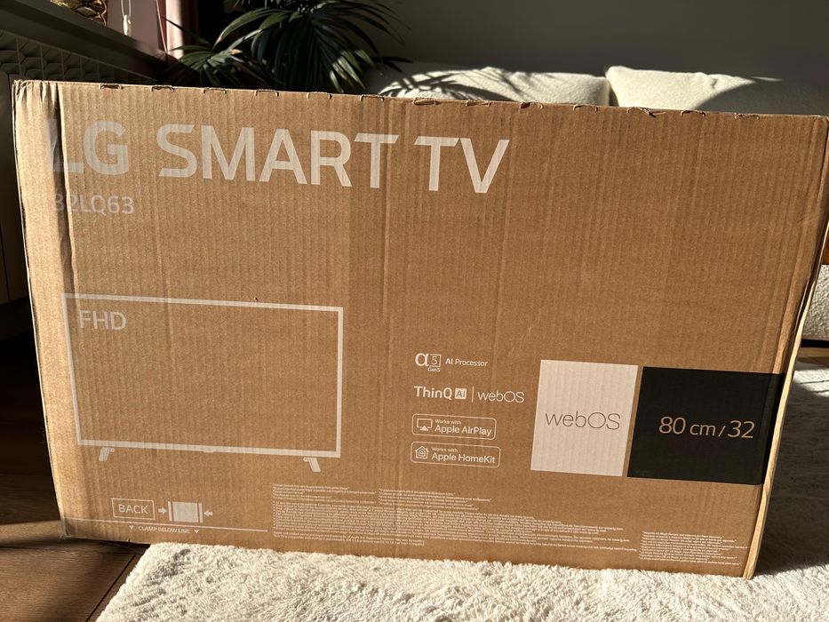 Telewizor LG 32LQ63006LA LED 32'' Full HD WebOS 6.0 czarny TOMI-TECH