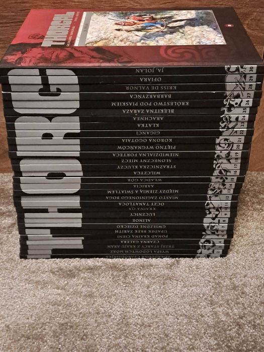 Thorgal Hachette 1-30 , grafiki, plakat i teczka na grafiki