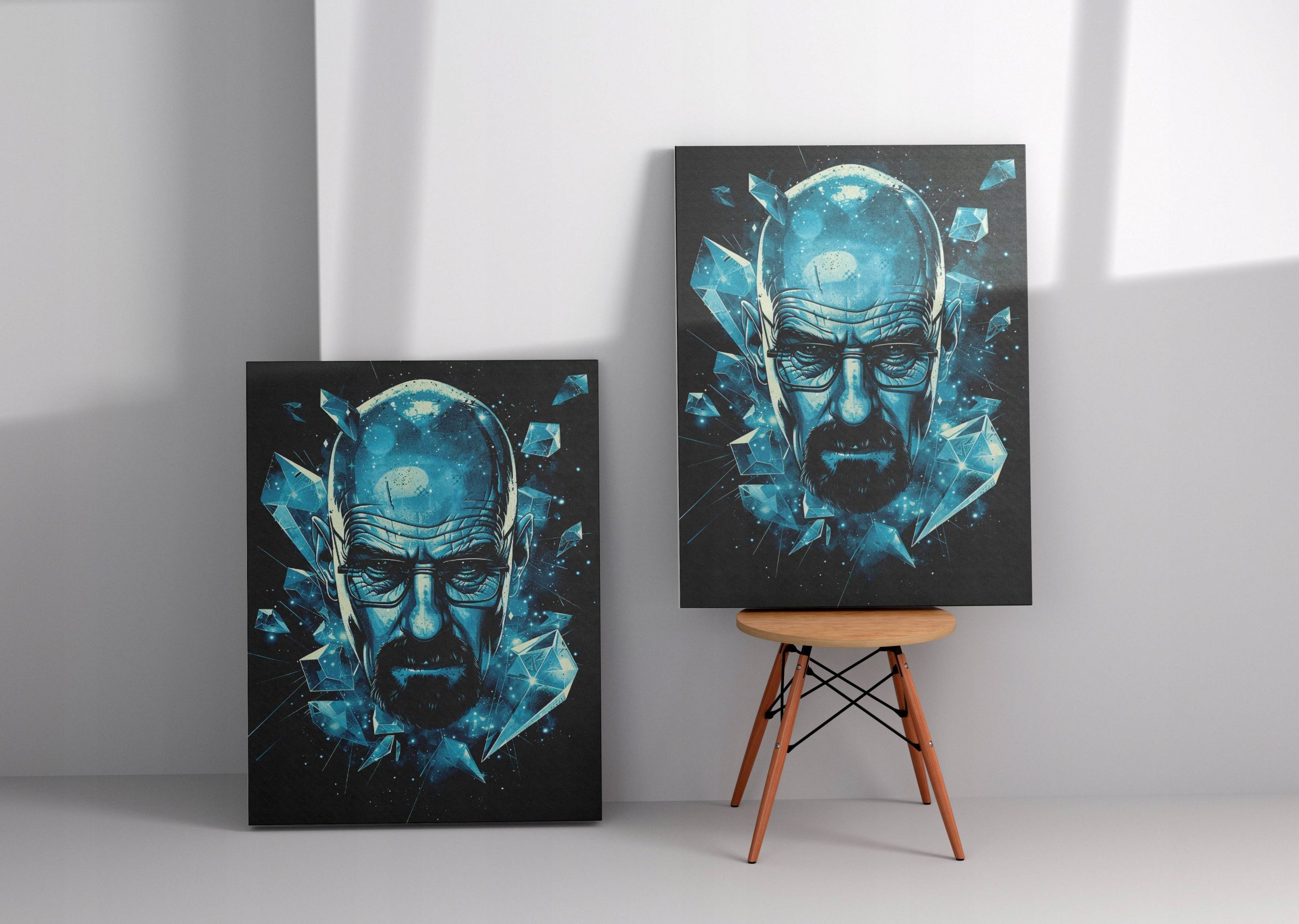 Obraz na płótnie Walter White Kryształ 30x40 cm - Nowoczesna Dekoracja