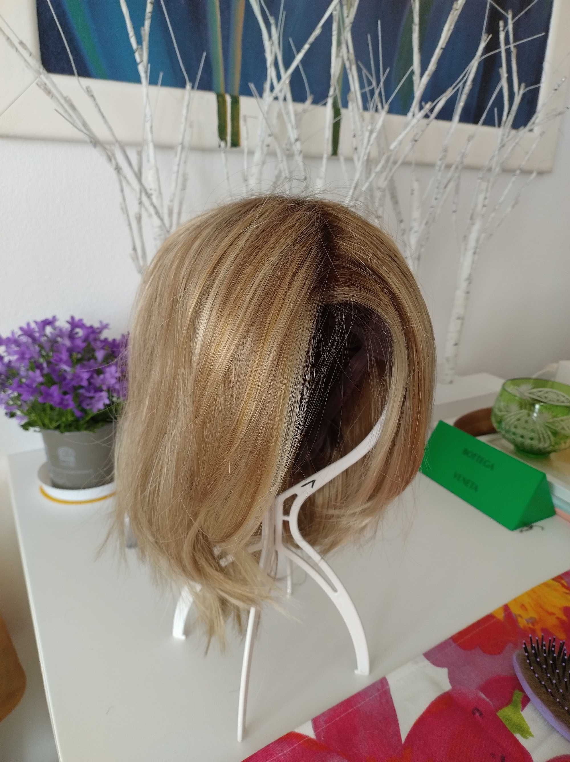 Nowa peruka Ellen Wille, do ramion, blond balejaż