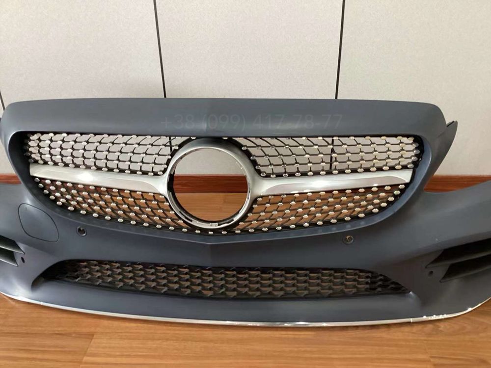 Бампер AMG передний рестайлинг Mercedes W205 C180 C200 C250 C300 C400