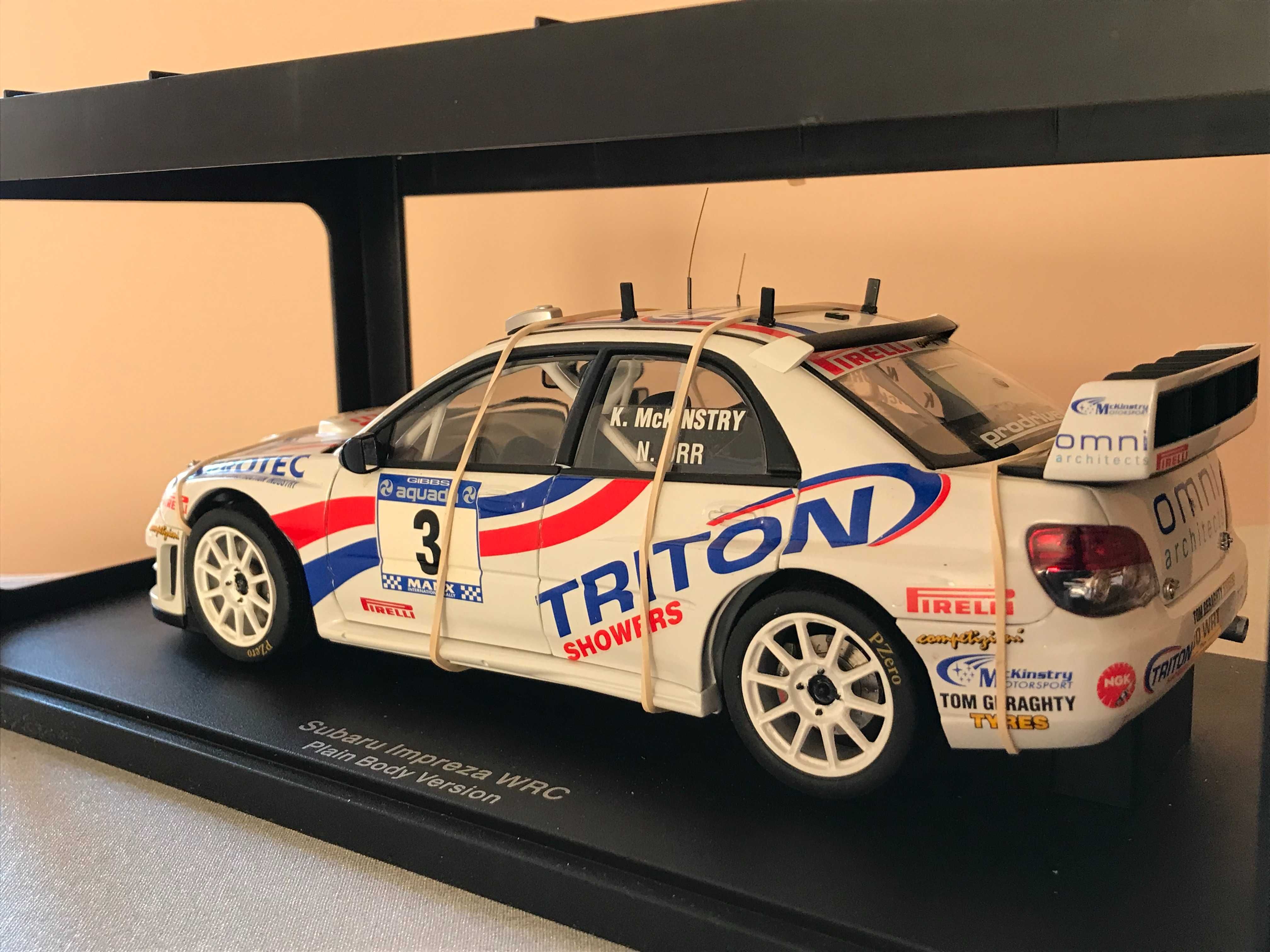 Autoart 1:18 Subaru Impreza WRC 2006 S12 wersja rajdowa - kalkomania