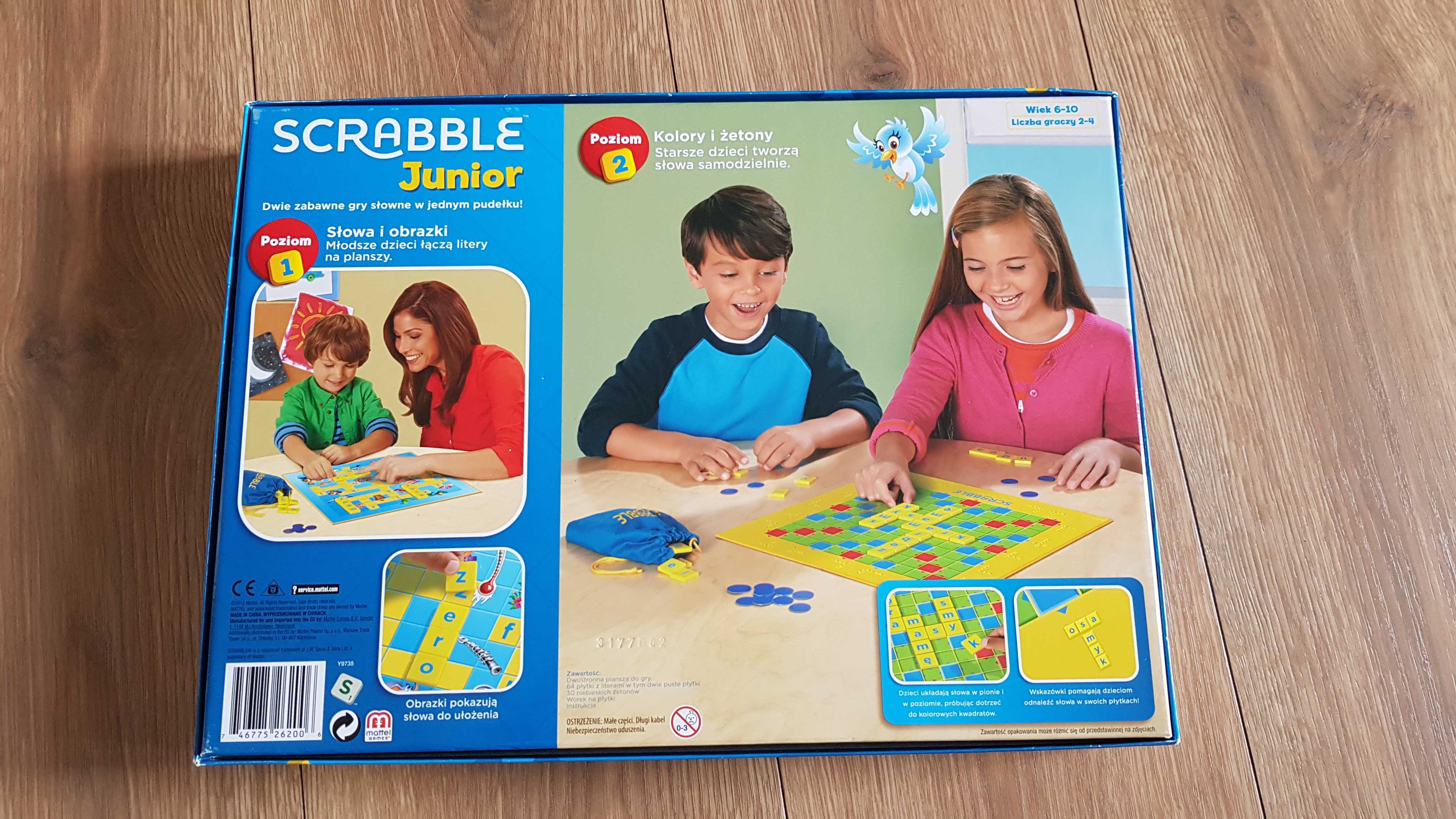 Mattel gra edukacyjna Scrabble Junior