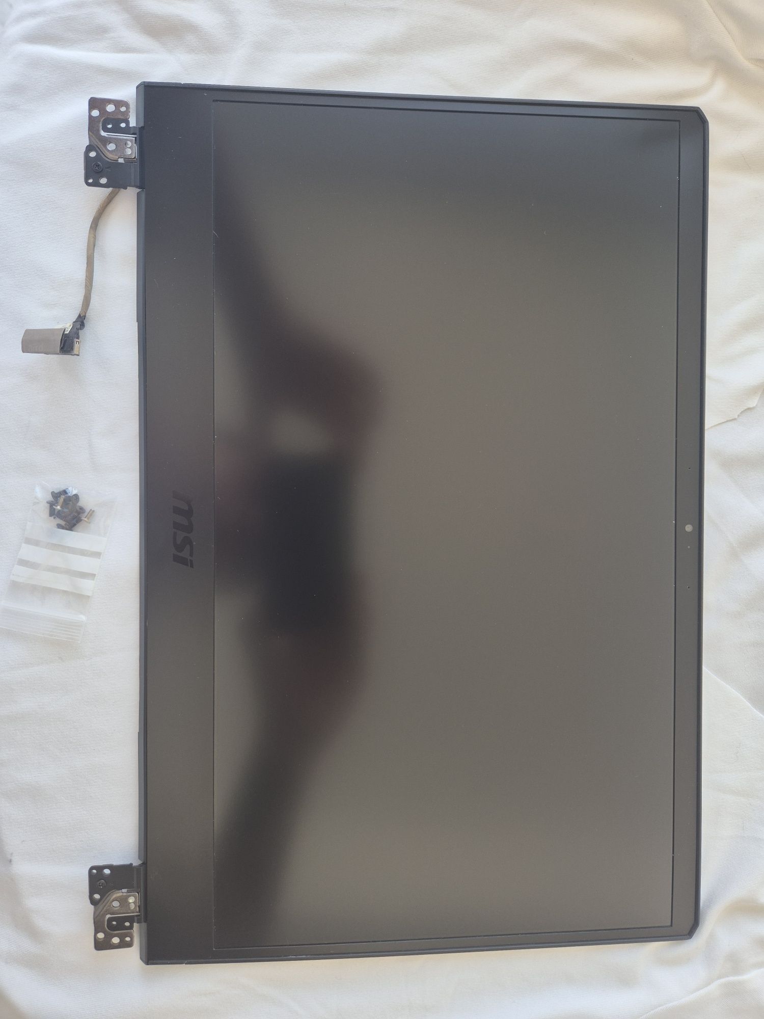 Painel + cobertura traseira + dobradiças do laptop MSI GP66 Leopard