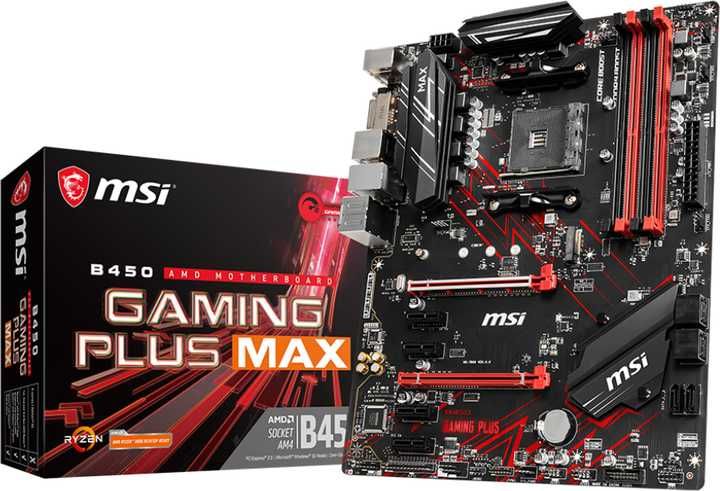 Гарантія! Материнська плата MSI B450 GAMING PLUS MAX
