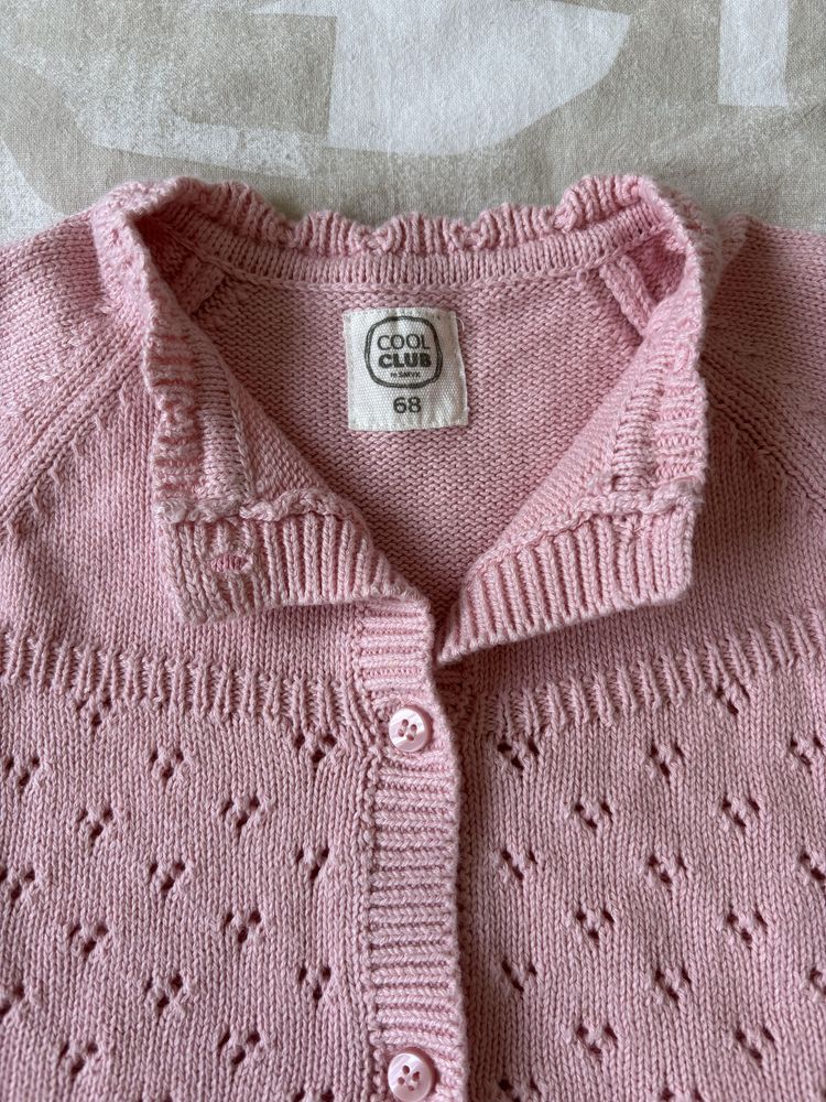 Sweter rozpinany niemowlęcy r.68