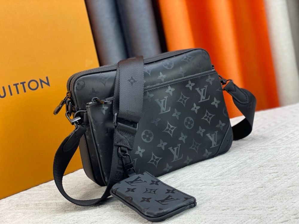 Louis Vuitton trio 3v1 сумка сумка мужская messenger черная