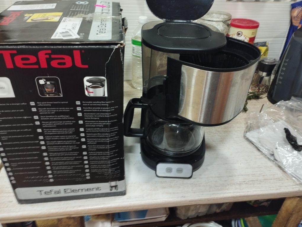 Кофеварка tefal element в отличном состоянии
