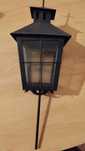 lampion cmentarny czarny
