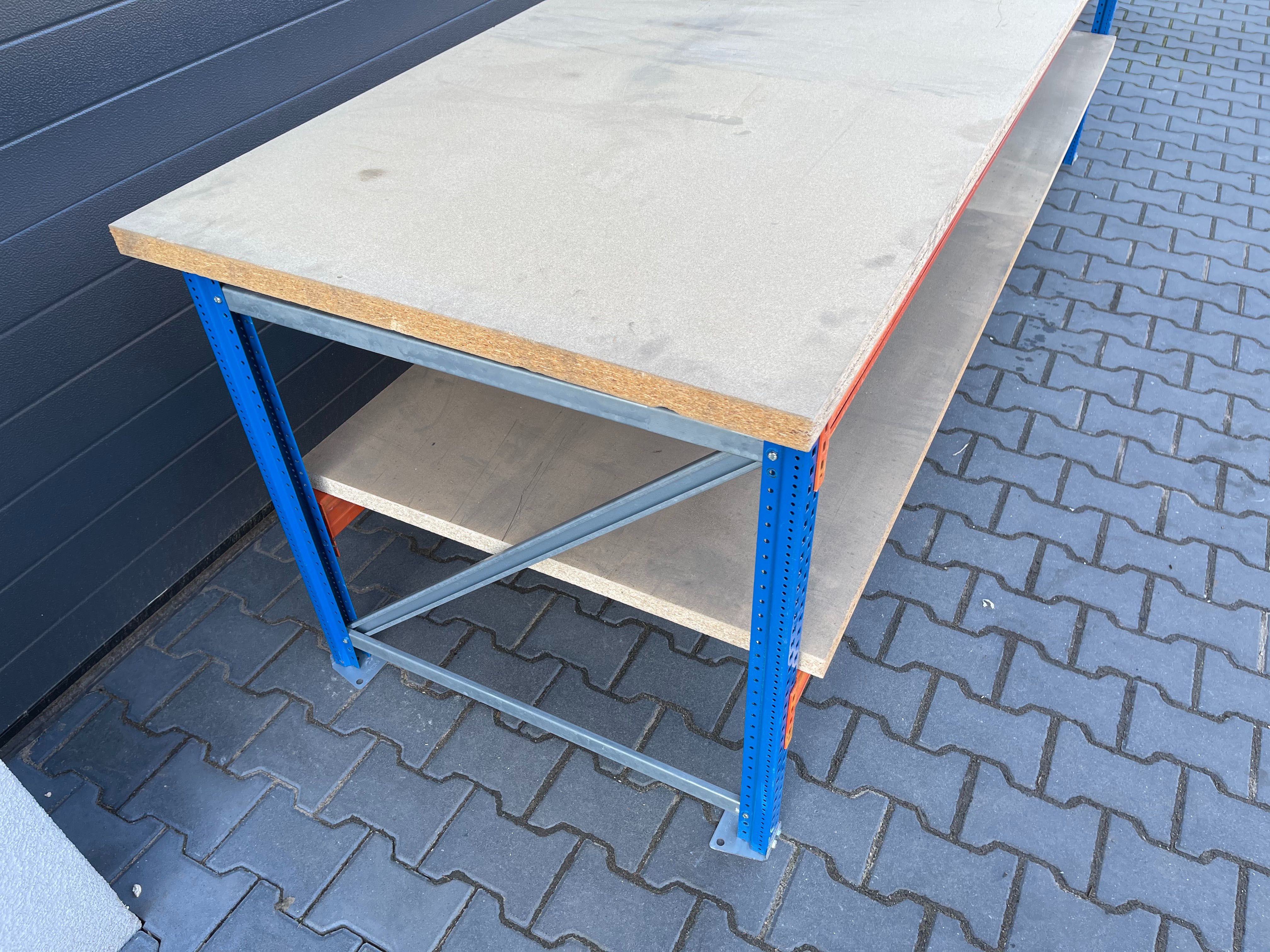 Stół warsztatowy narzędziowy garażowy roboczy przemysłowy montażowy
