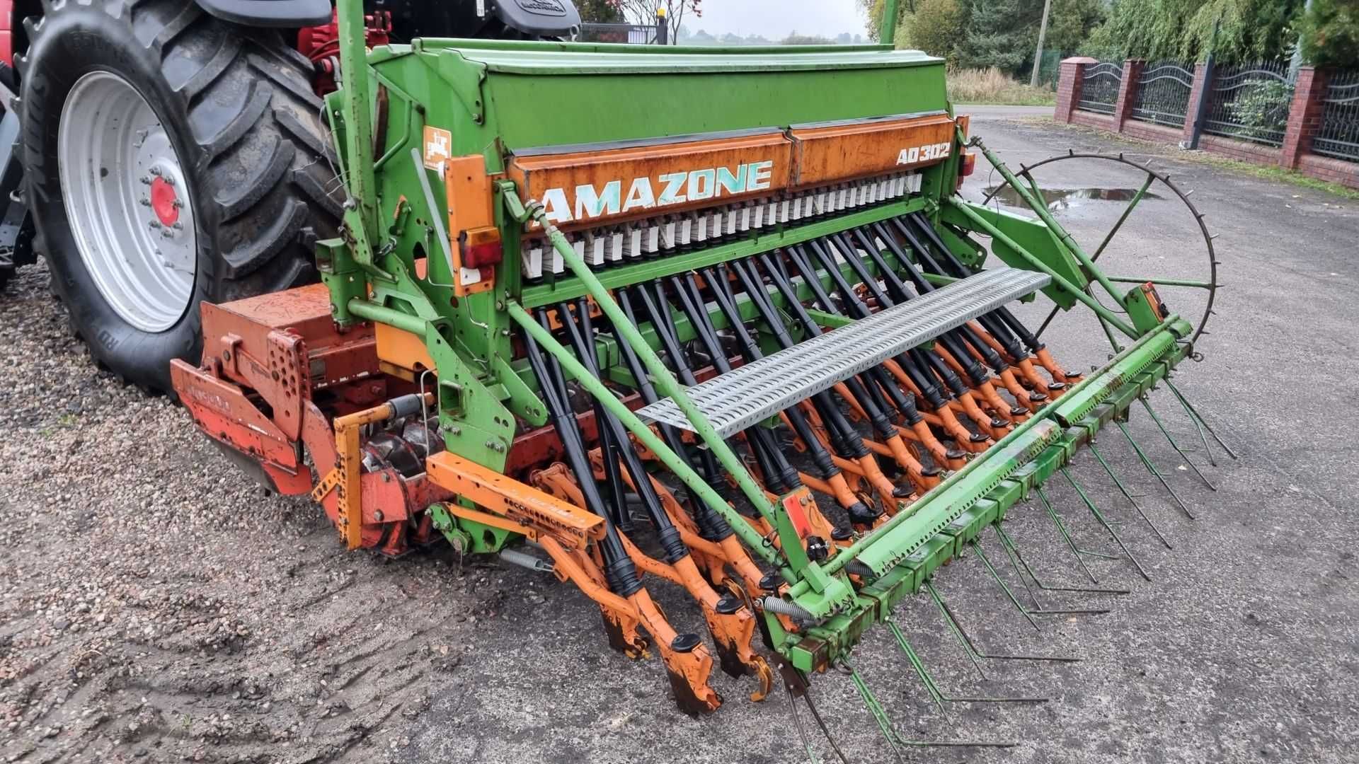Zestaw uprawowo siewny agregat Kuhn HA 3000 siewnik Amazone AD 302 K