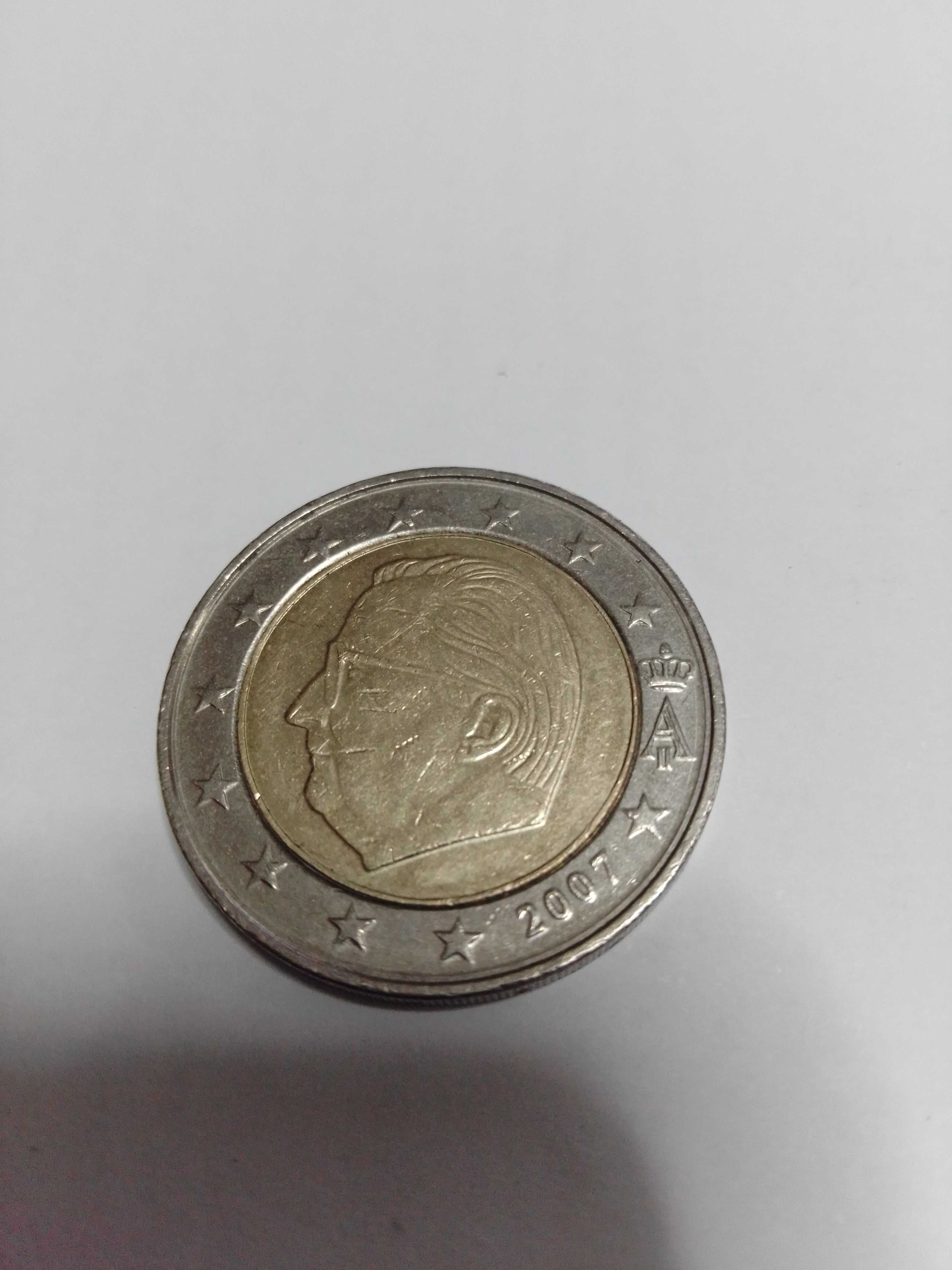 moeda 2 euros com defeito