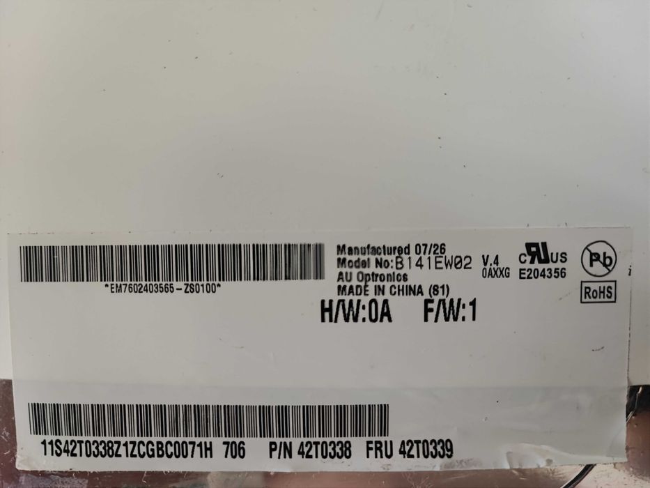 Матриця ноутбука Asus f8v