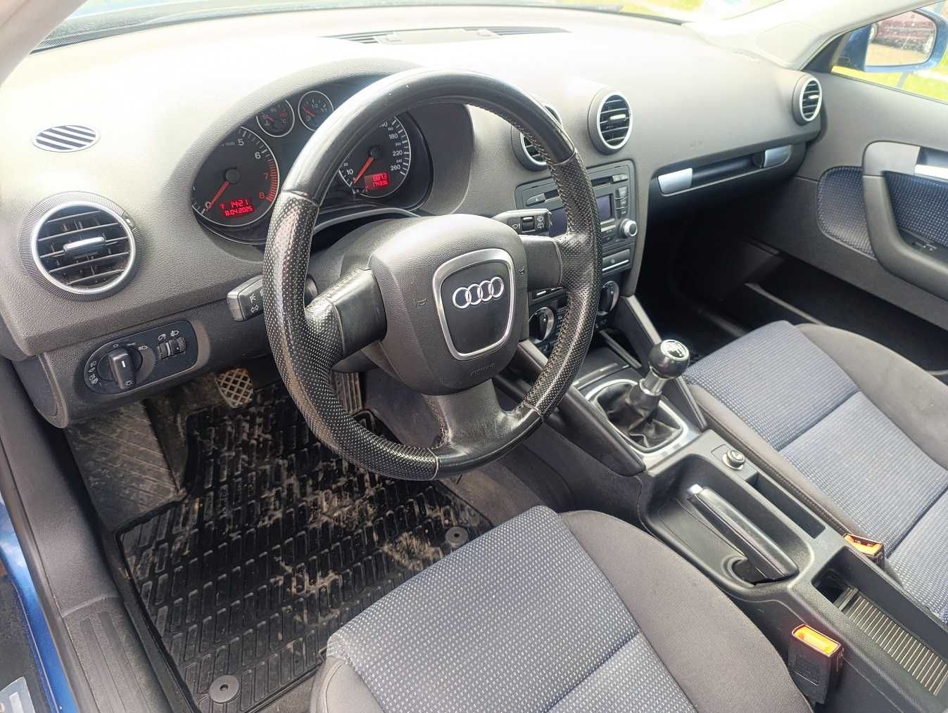 AUDI A3 1,6 MPI Benzyna 2007r KLIMA ZADBANA z Niemiec 100% OPŁAT