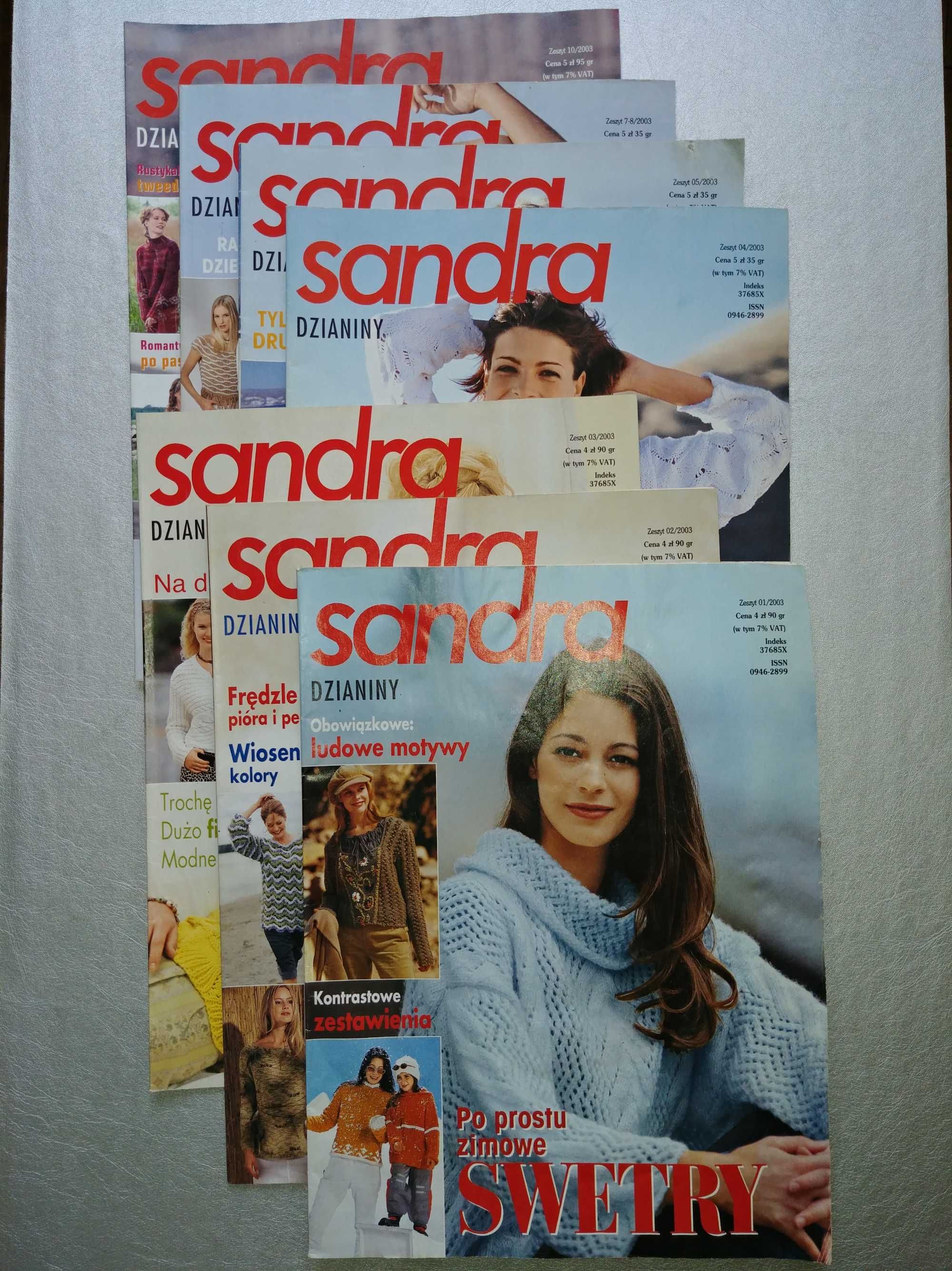 Robótki na drutach, Kolekcja z wzorami: Sandra dzianiny, Swetry, Diana