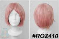 Różowa brzoskwiniowa krótka peruka Sayori DDLC cosplay wig