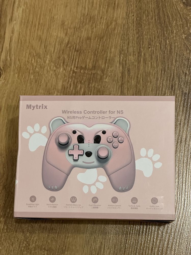 Mytrix Pad do nintendo switch panda rozowy kontroler