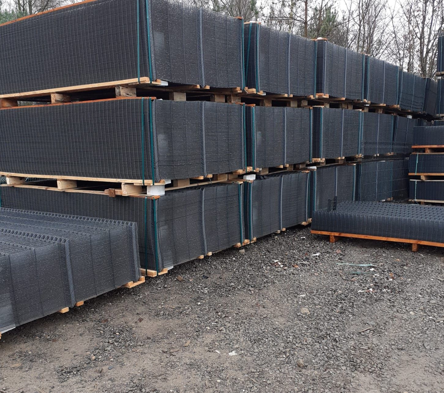 Panel ogrodzeniowy 173 x 250cm 3D fi.4 ral7016 antracyt przęsło płot