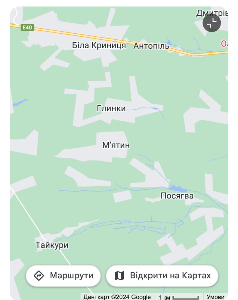 Будинок Гощанський район с. Мʼятин