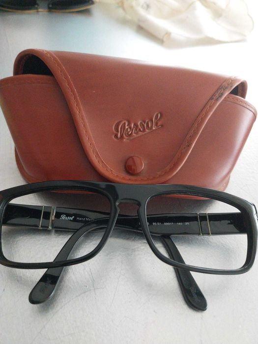 Óculos Persol Vintage com bolsa Sem Lentes