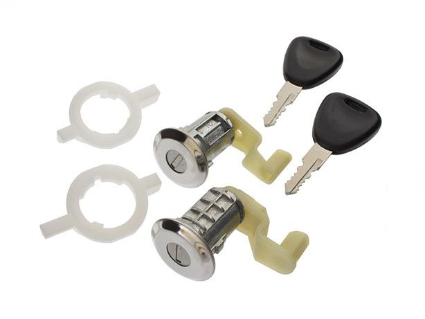 Kit 2 Canhões Fechaduras Portas + Chaves Renault Clio 2 Scenic 1 /NOVO