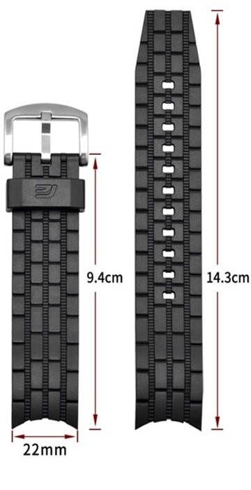 Полімерний ремінець для Casio Edifice