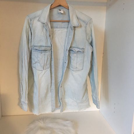 Koszula jeansowa h&m XL 100% bawełna