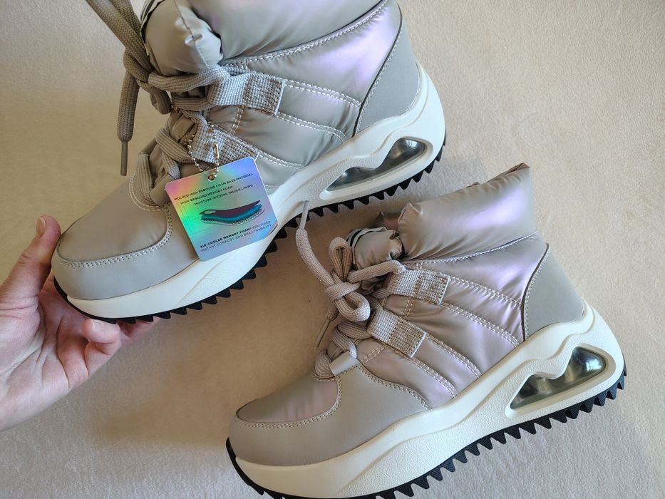 Skechers Uno кросівки, черевики дутики жіночі скечерс.