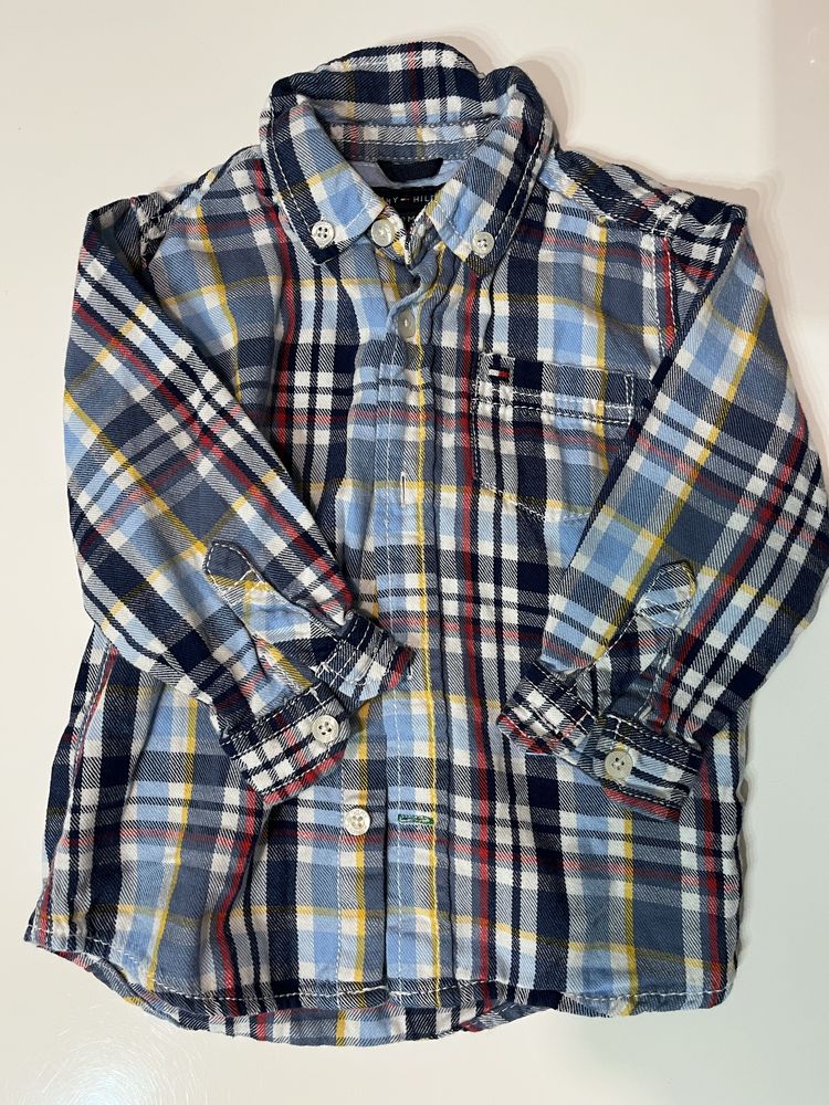 Koszula w krate dla chlopca Tommy Hilfiger
