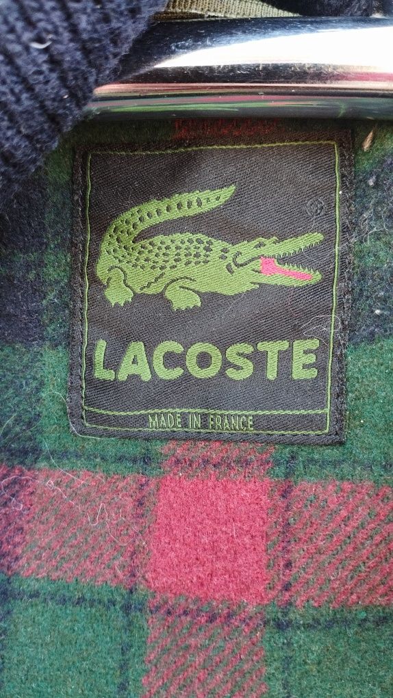 Бомбер Lacoste. Винтаж 90х шерсть