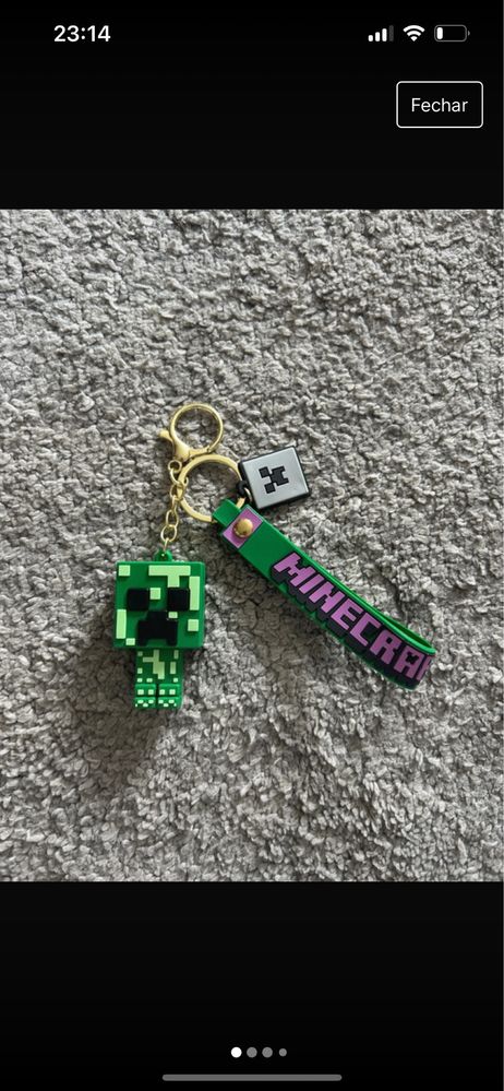 Porta Chaves Minecraft
