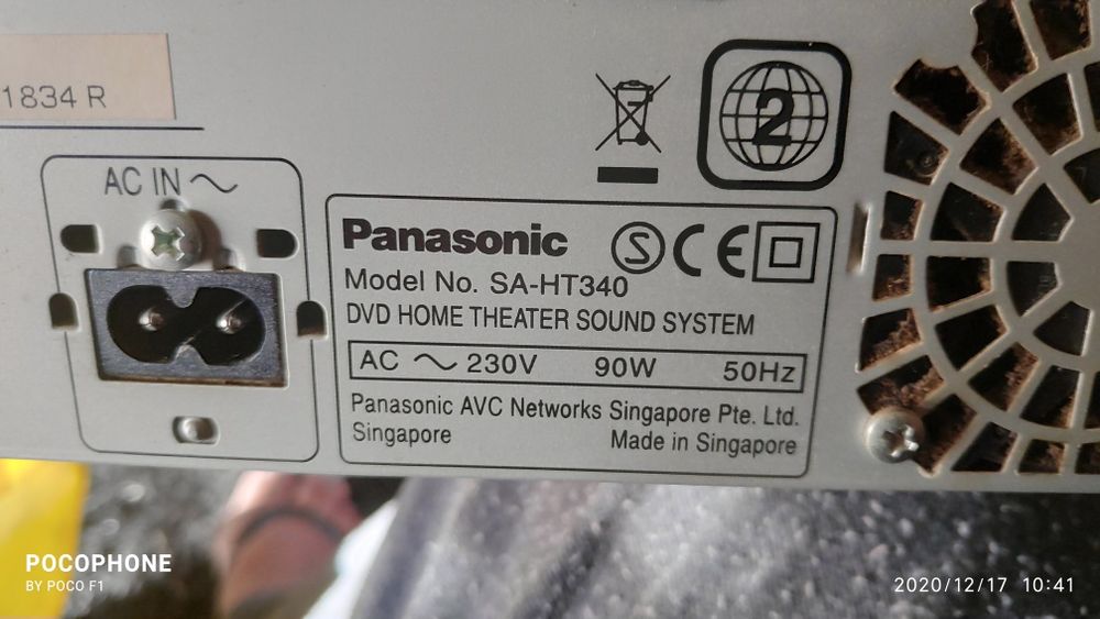 Dvd Home Theater Panasonic Sa HT340