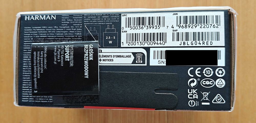100% NOWY głośnik bluetooth JBL GO 4 - red / czerwony, Najtaniej