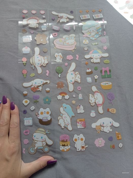 20 arkuszy naklejki cinnamoroll